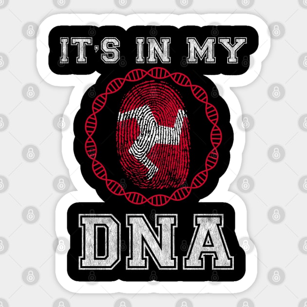 Isle Of Man  It's In My DNA - Gift for Manx From Isle Of Man Sticker by Country Flags